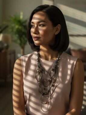 Beautiful multi layer necklace